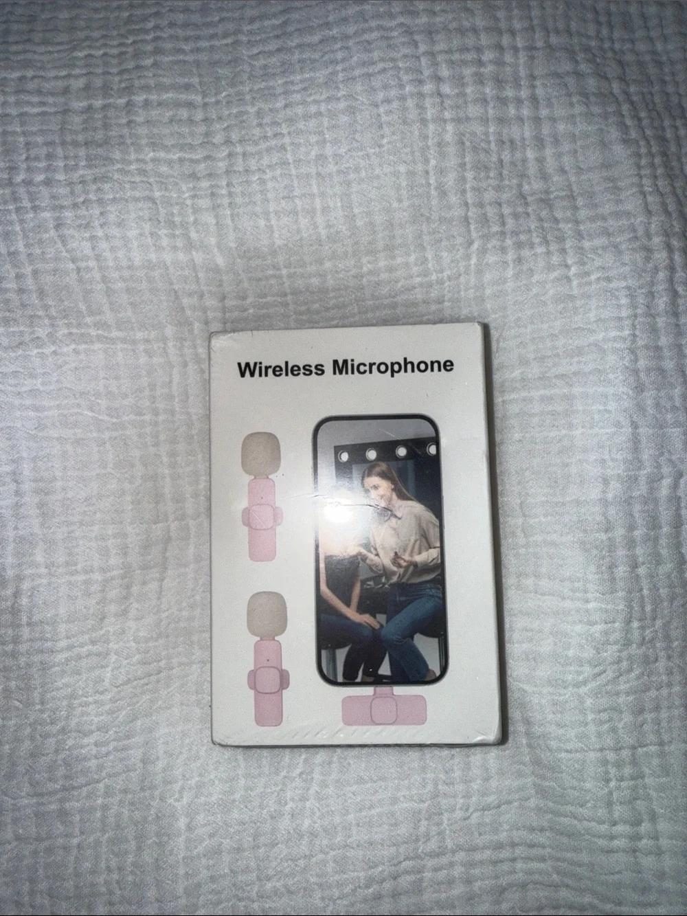 Wireless Microphone Clip-On Microphones (2) for Type C - Pink